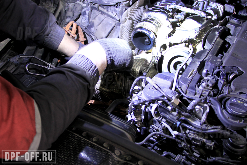 Удаление сажевого фильтра (DPF), отключение BlueTEC (AdBlue), отключение EGR на Mercedes-Benz GLS 400d