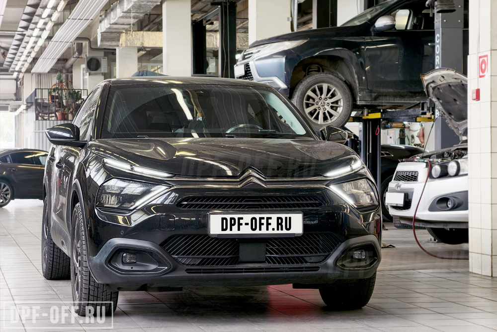 Удаление сажевого фильтра (DPF), отключение SCR (AdBlue), отключение клапана EGR на Citroen C4 III 1.5D