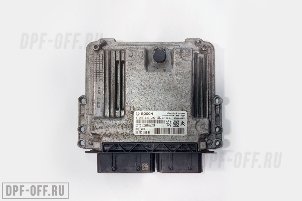 Удаление сажевого фильтра (DPF), отключение SCR (AdBlue), отключение клапана EGR на Citroen C4 III 1.5D