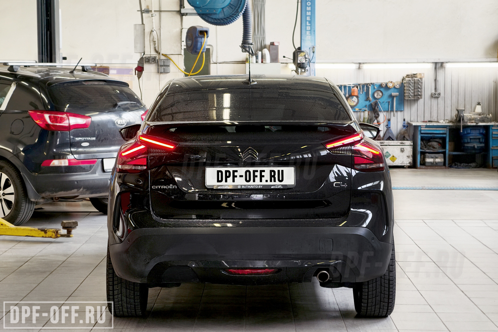Удаление сажевого фильтра (DPF), отключение SCR (AdBlue), отключение клапана EGR на Citroen C4 III 1.5D