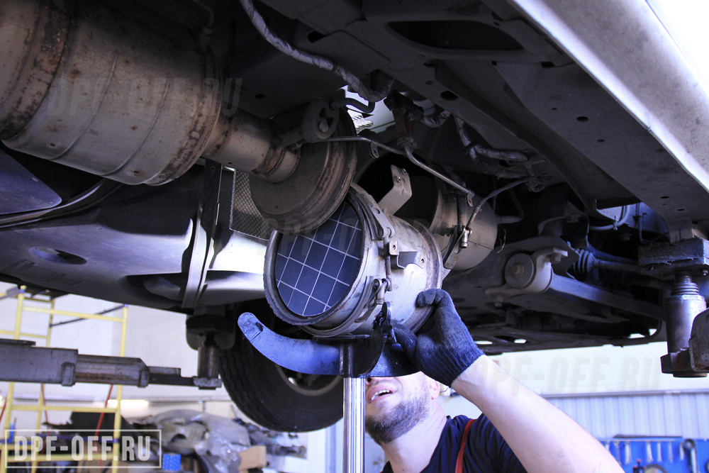 Удаление сажевого фильтра (DPF), отключение системы SCR (AdBlue), отключение EGR на DongFeng K33-5661 2.3d