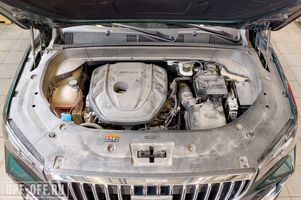 Удаление сажевого фильтра (OPF) на Geely Monjaro I Rest 2.0T
