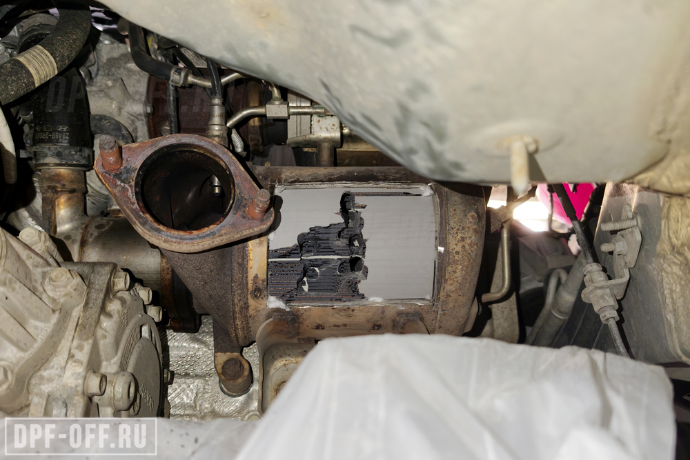Удаление сажевого фильтра (DPF), отключение клапана EGR на Hyundai Tucson IV 2.0D