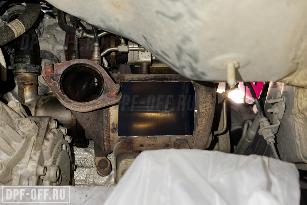 Удаление сажевого фильтра (DPF), отключение клапана EGR на Hyundai Tucson IV 2.0D