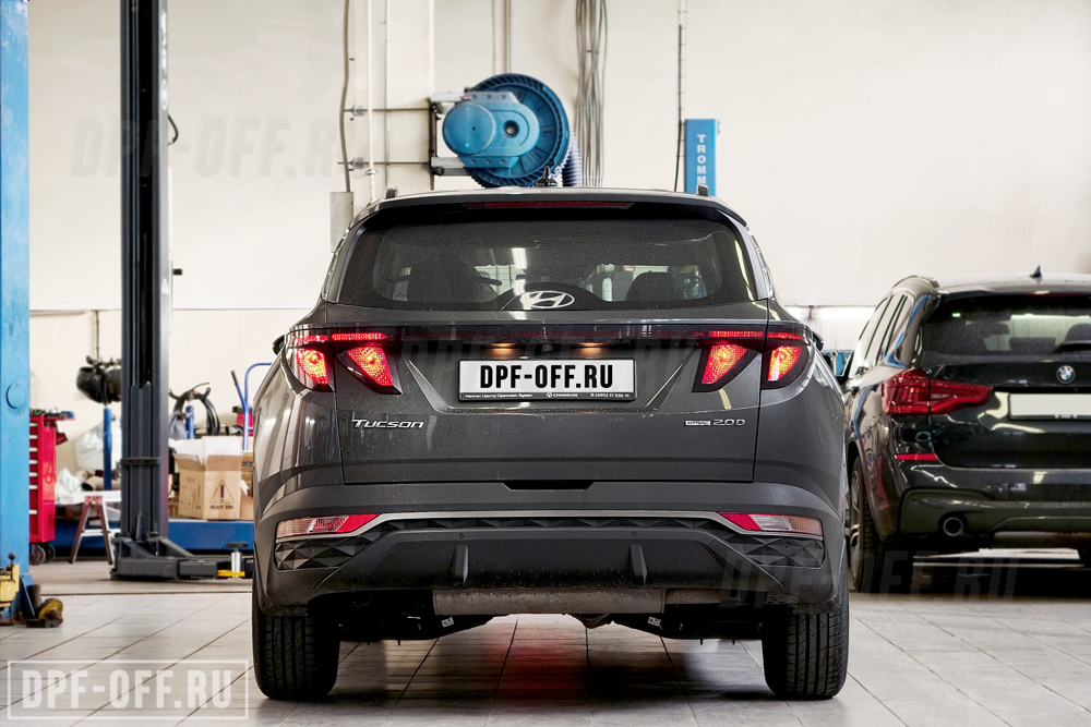 Удаление сажевого фильтра (DPF), отключение клапана EGR на Hyundai Tucson IV 2.0D