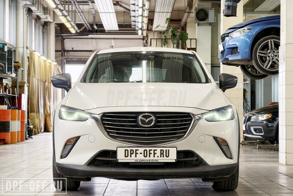 Удаление сажевого фильтра (DPF) на Mazda CX-3 1.5D