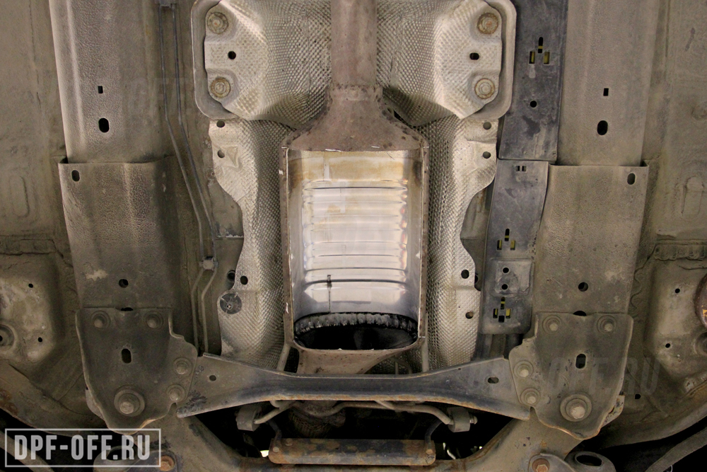 Удаление сажевого фильтра (DPF) на Volvo XC60 2.4d