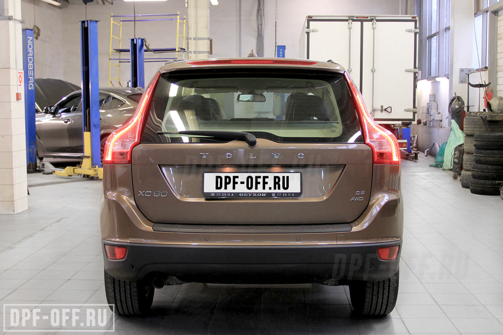 Удаление сажевого фильтра (DPF) на Volvo XC60 2.4d