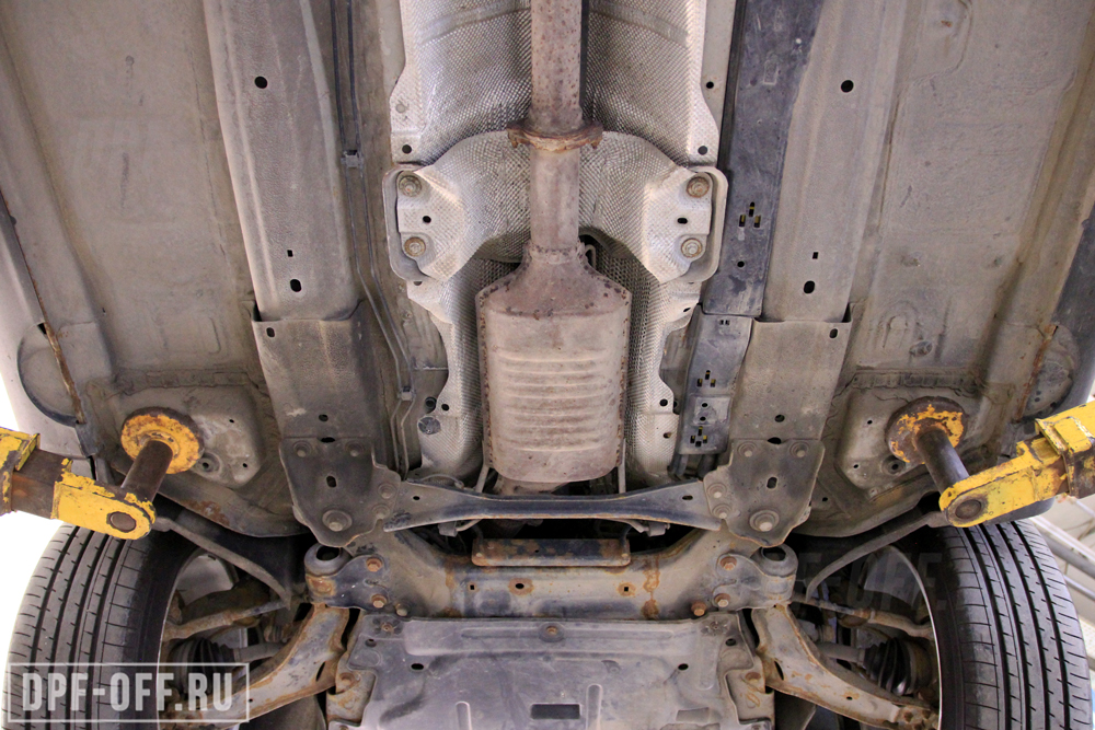 Удаление сажевого фильтра (DPF) на Volvo XC60 2.4d