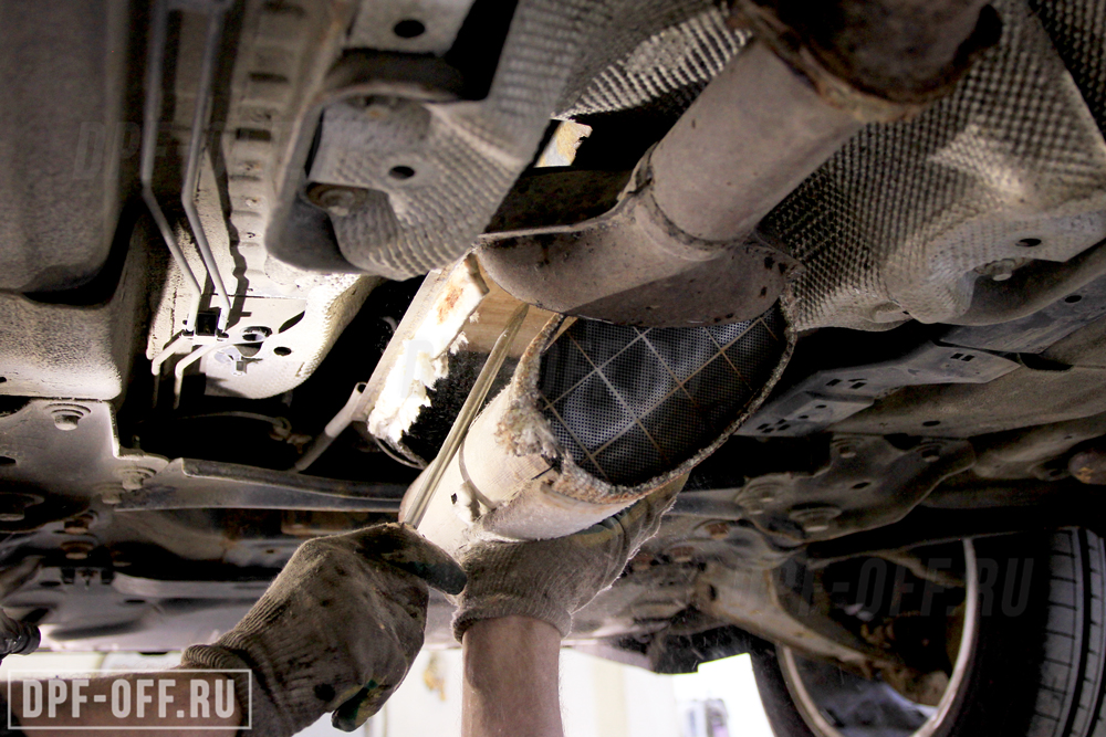 Удаление сажевого фильтра (DPF) на Volvo XC60 2.4d