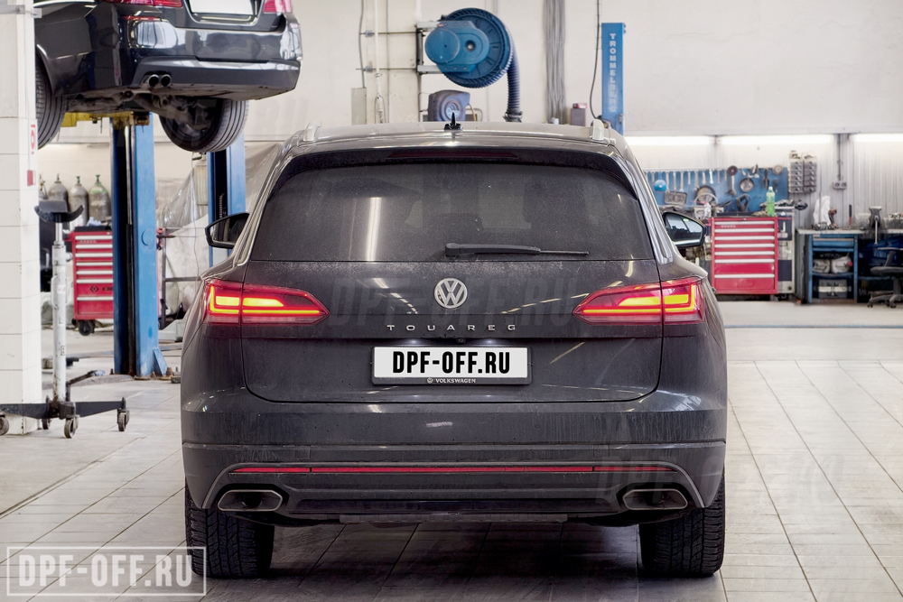Удаление сажевого фильтра (DPF) на Volkswagen Touareg III 3.0TDI
